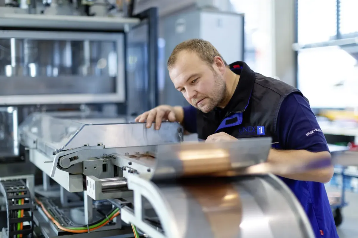 Produktion von UNEX Wärmetauschern