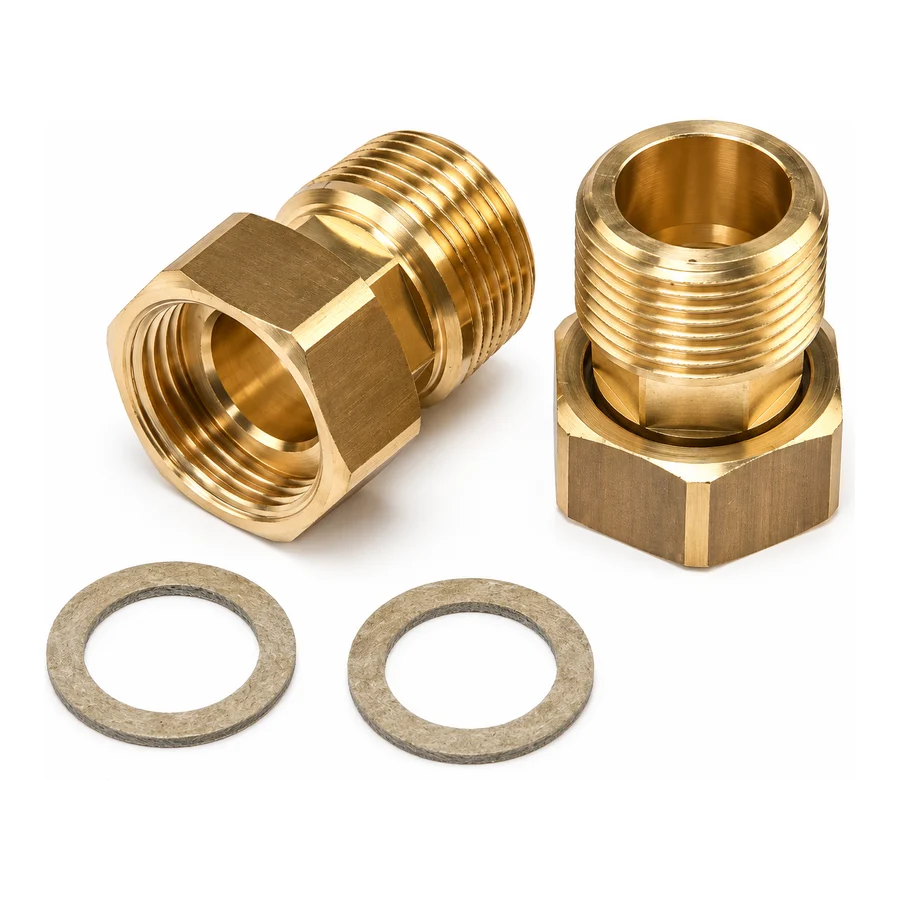 Raccord 3 pièces laiton G3/4" (2 pcs/kit)